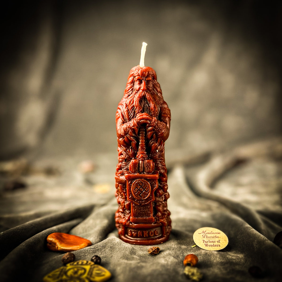Beeswax Svaroh God Spell Candle | Manifesting, Creativity & Purpose