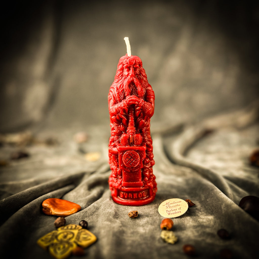 Beeswax Svaroh God Spell Candle | Manifesting, Creativity & Purpose
