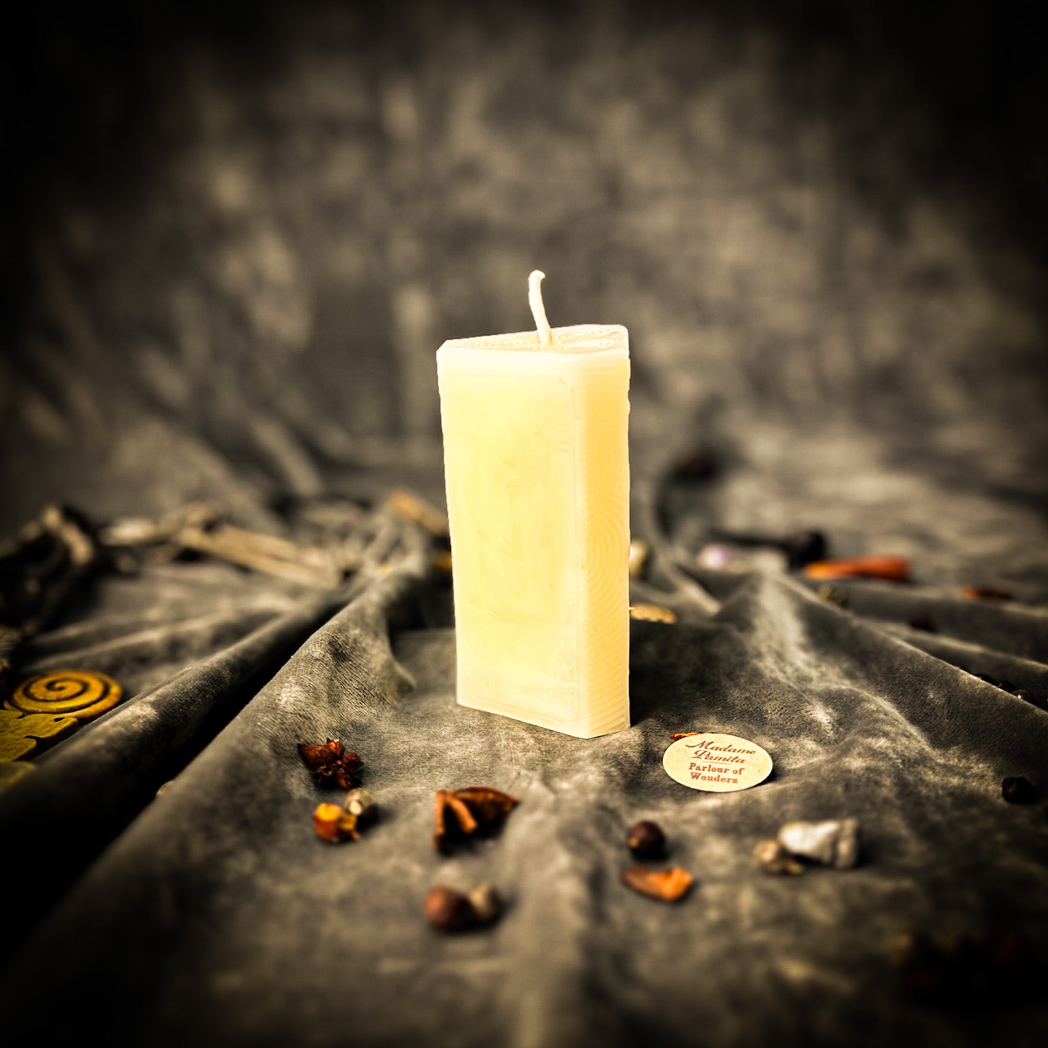 Beeswax The Hierophant Tarot Card Spell Candle