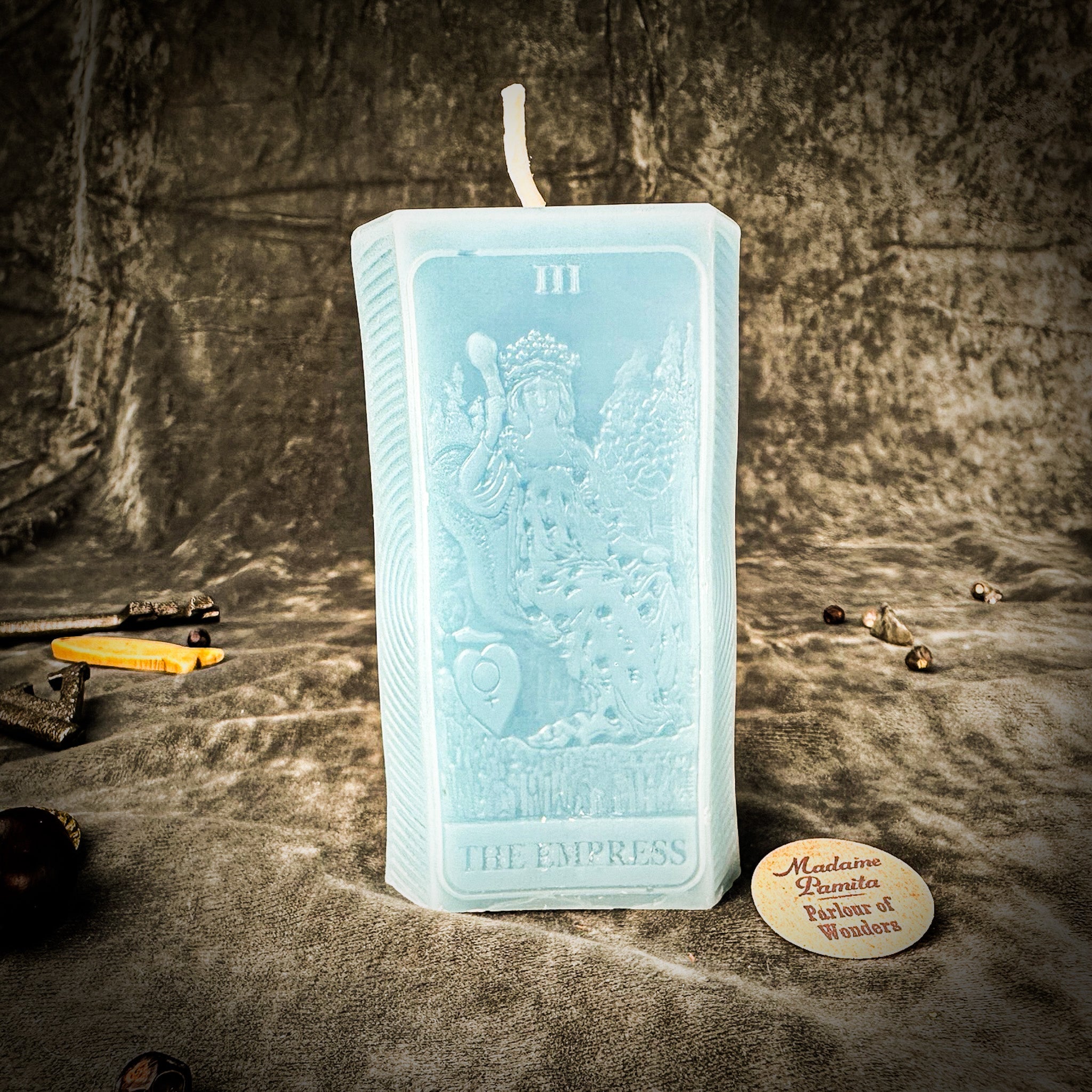 Beeswax The Empress Tarot Card Spell Candle