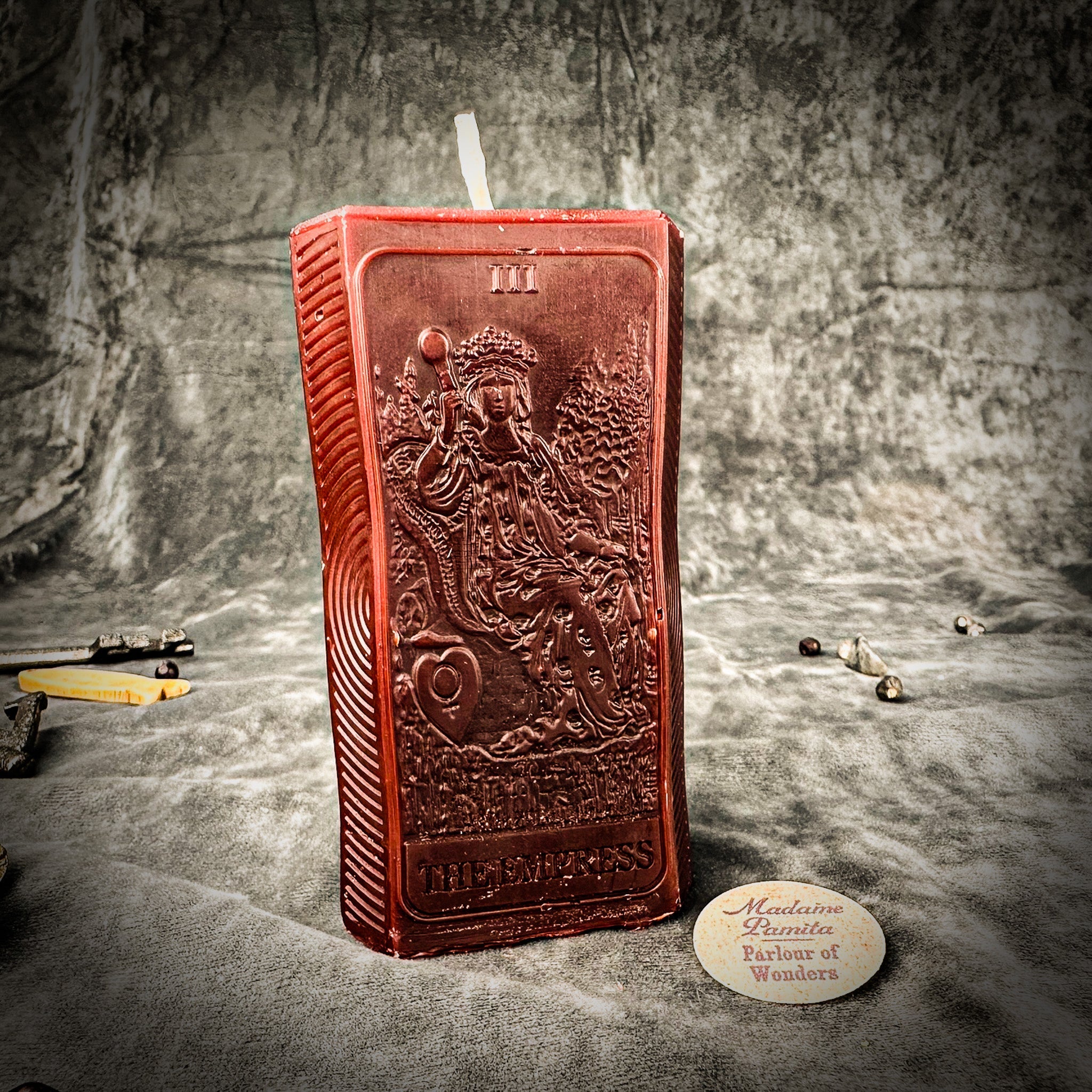 Beeswax The Empress Tarot Card Spell Candle