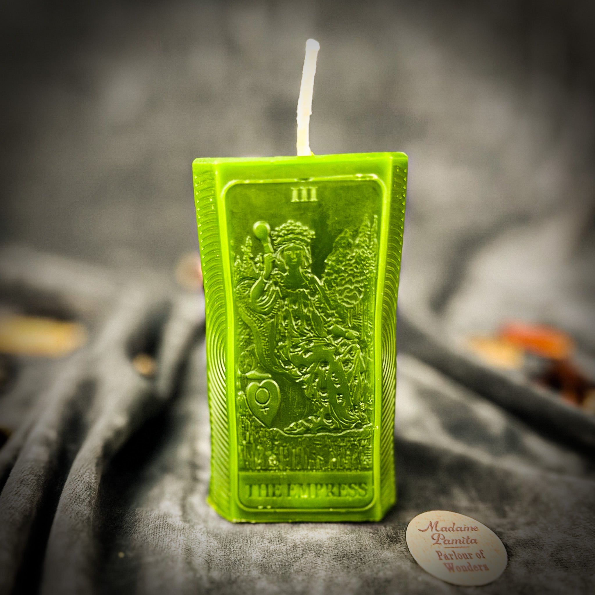 Beeswax The Empress Tarot Card Spell Candle