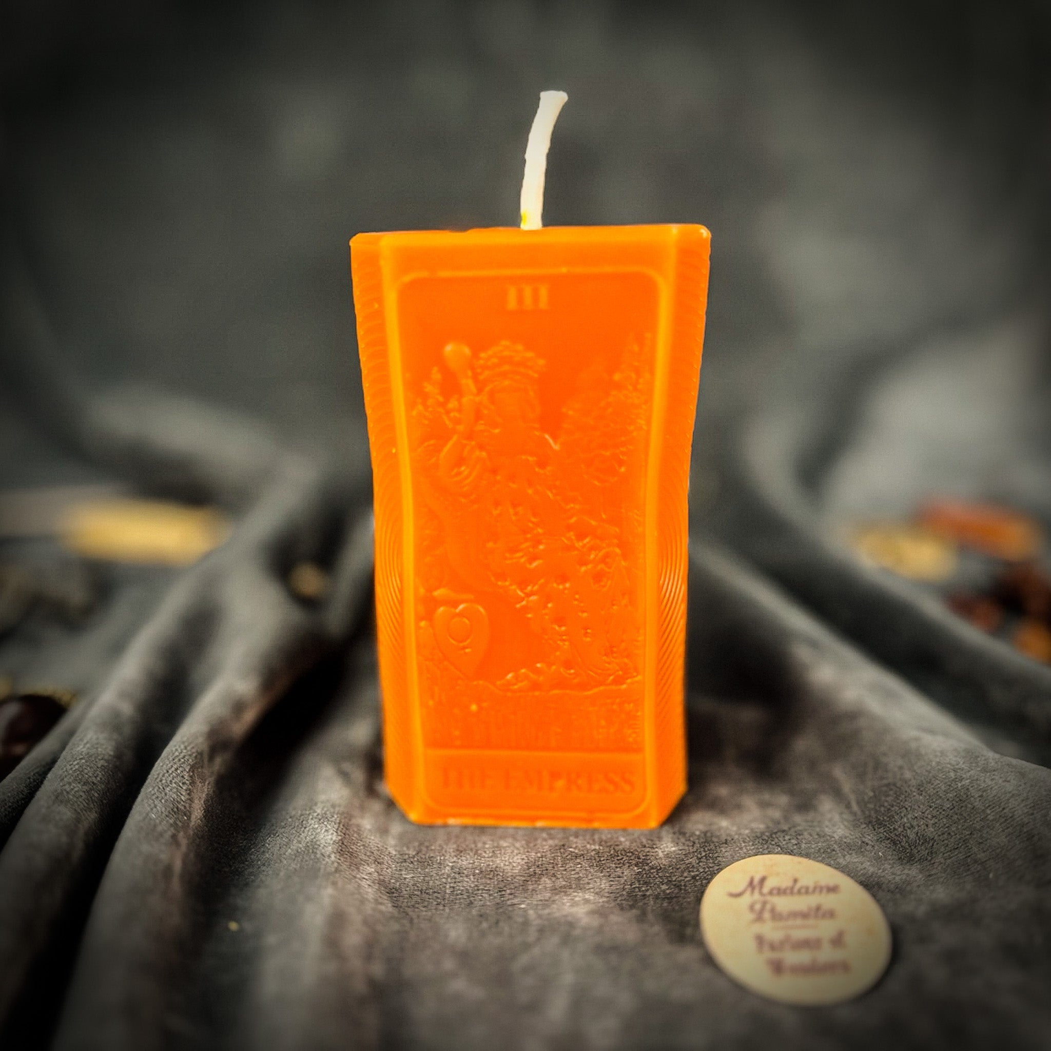 Beeswax The Empress Tarot Card Spell Candle
