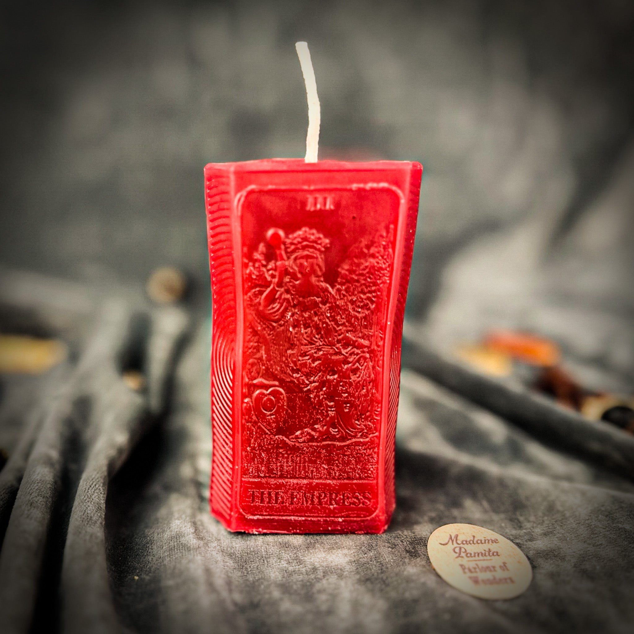 Beeswax The Empress Tarot Card Spell Candle