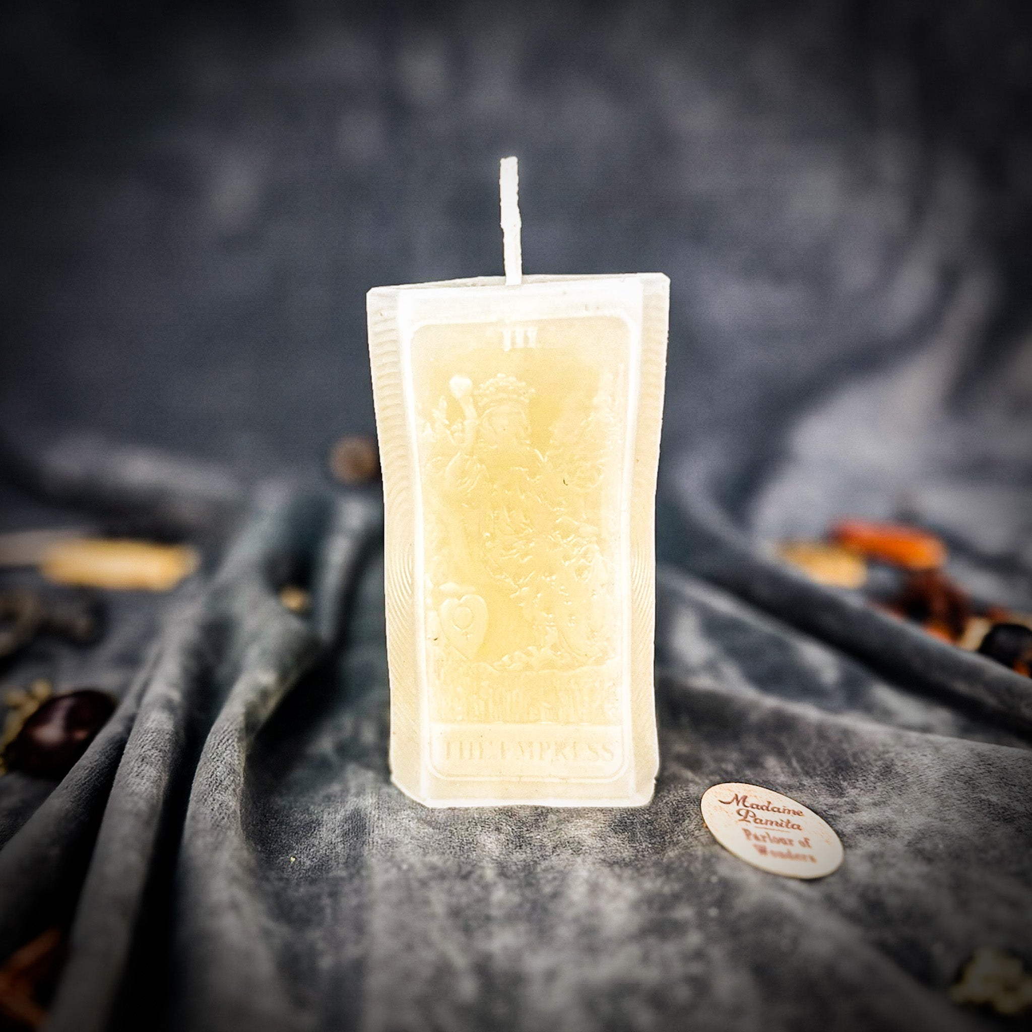 Beeswax The Empress Tarot Card Spell Candle