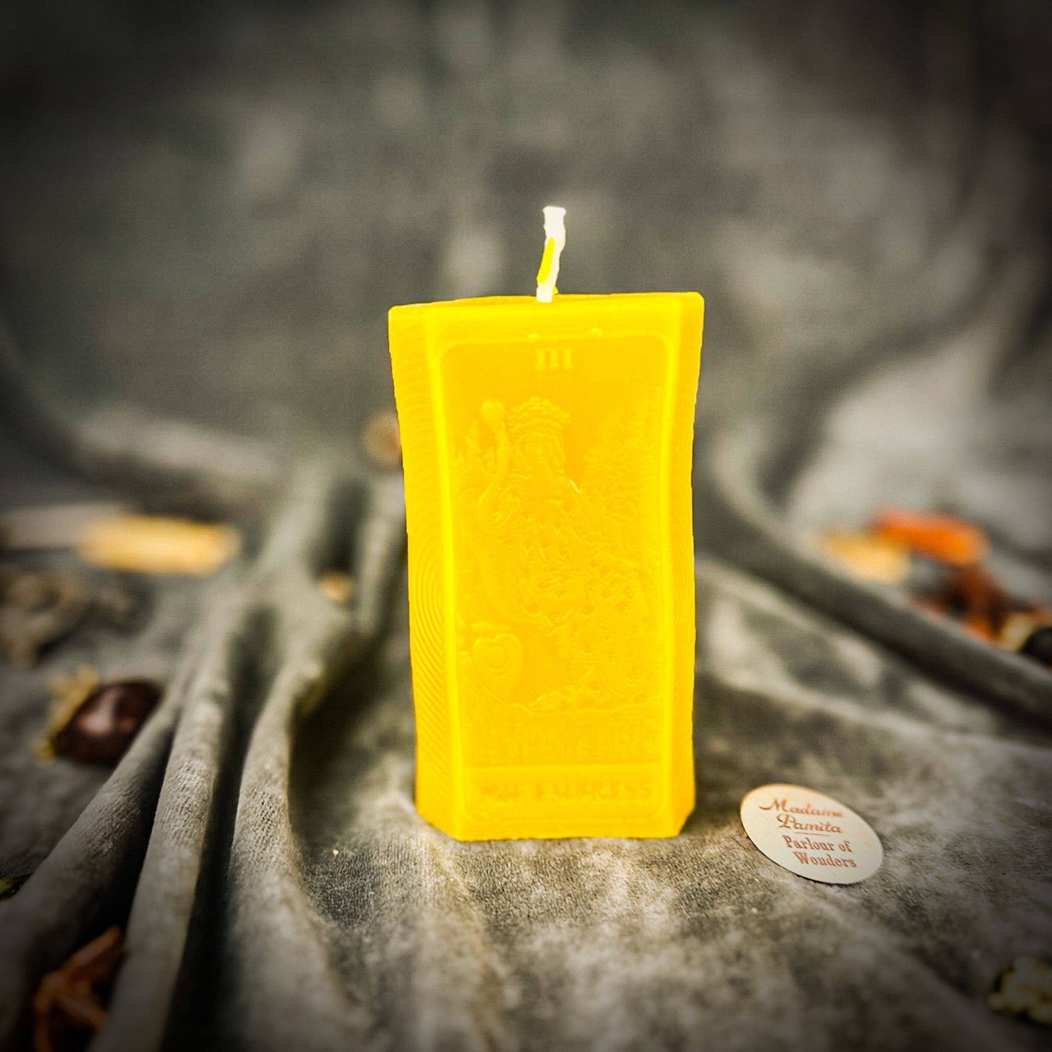 Beeswax The Empress Tarot Card Spell Candle