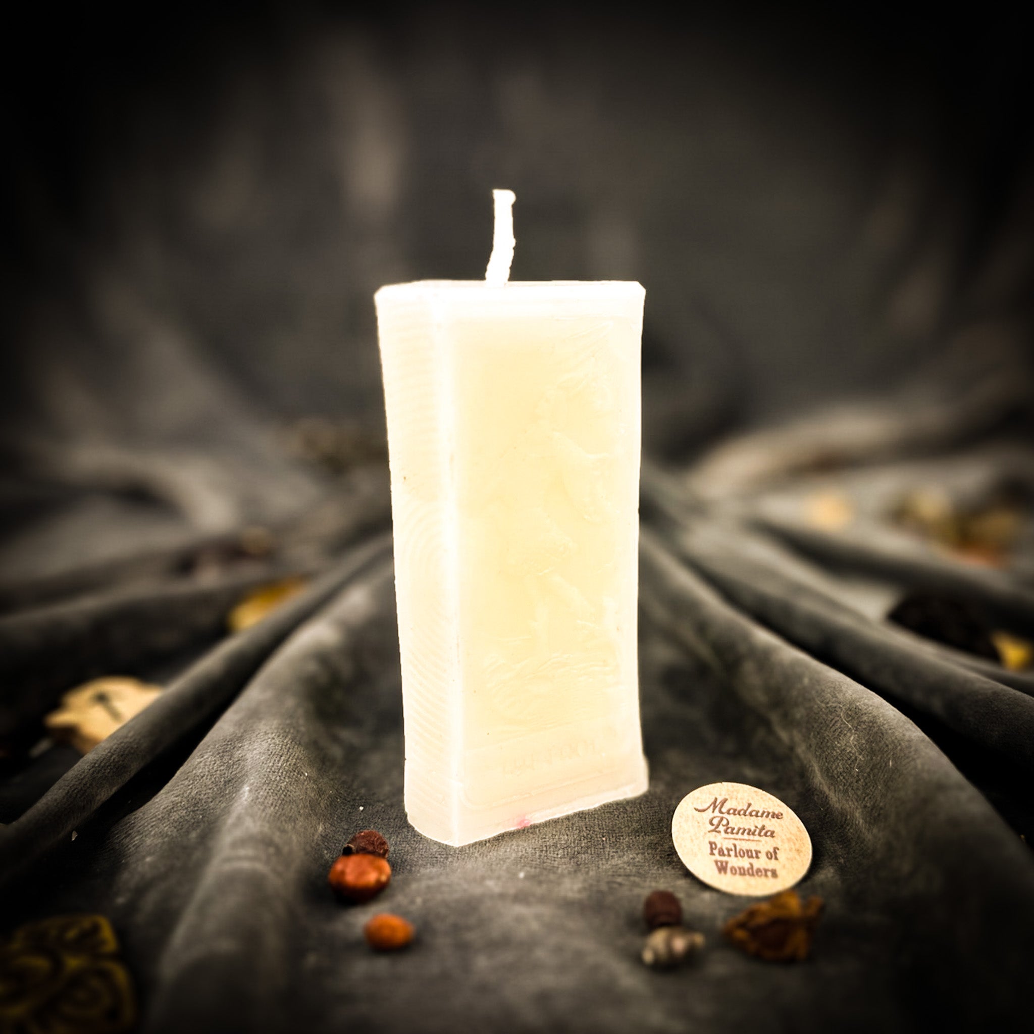 Beeswax The Fool Tarot Card Spell Candle