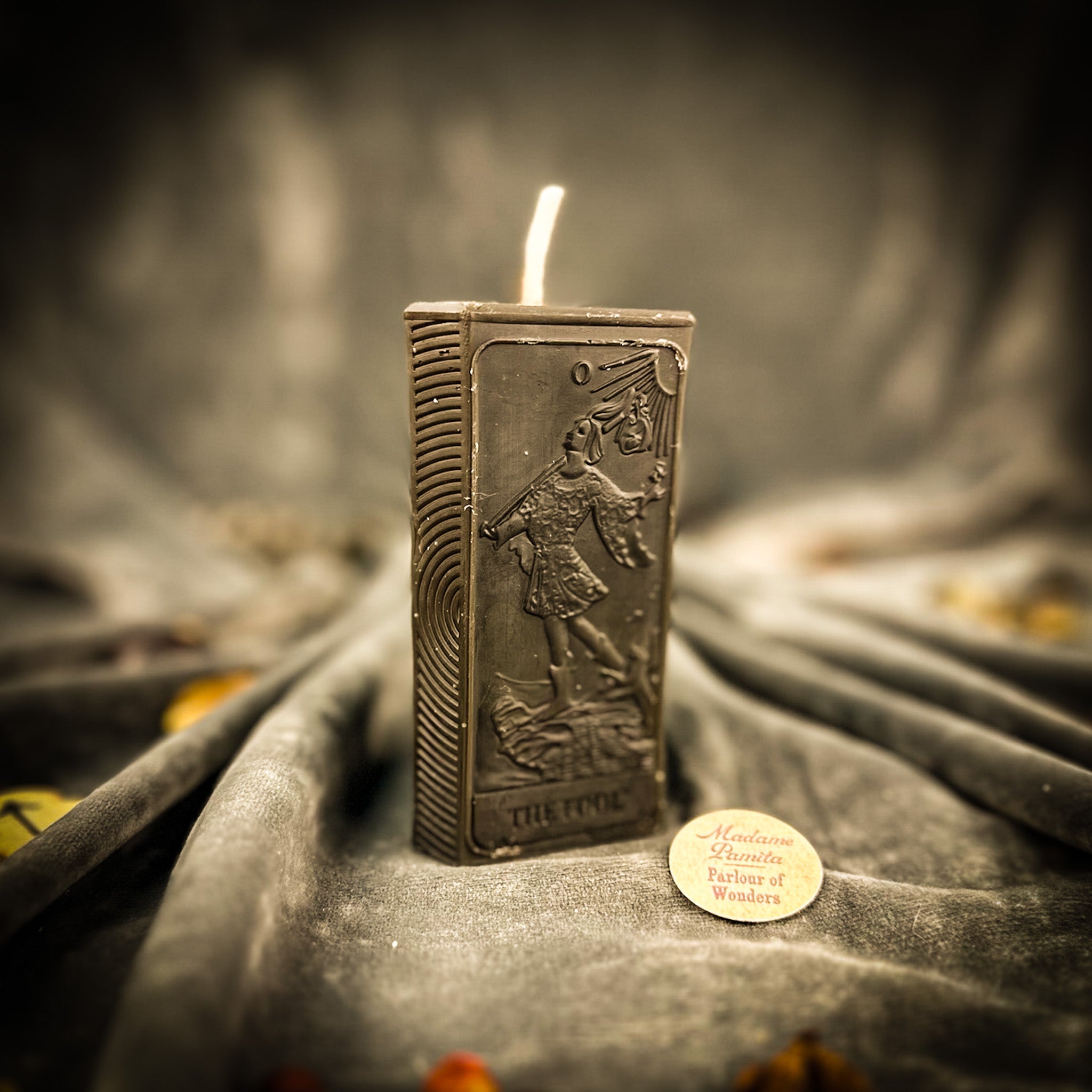Beeswax The Fool Tarot Card Spell Candle