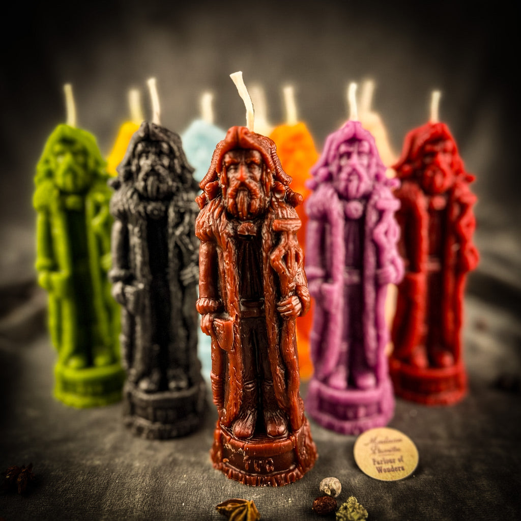 Beeswax Tur God Spell Candle | Empowerment, Strength & Stability