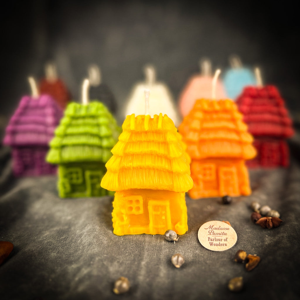 Beeswax Ukrainian Khalupa Home Protection Spell Candle