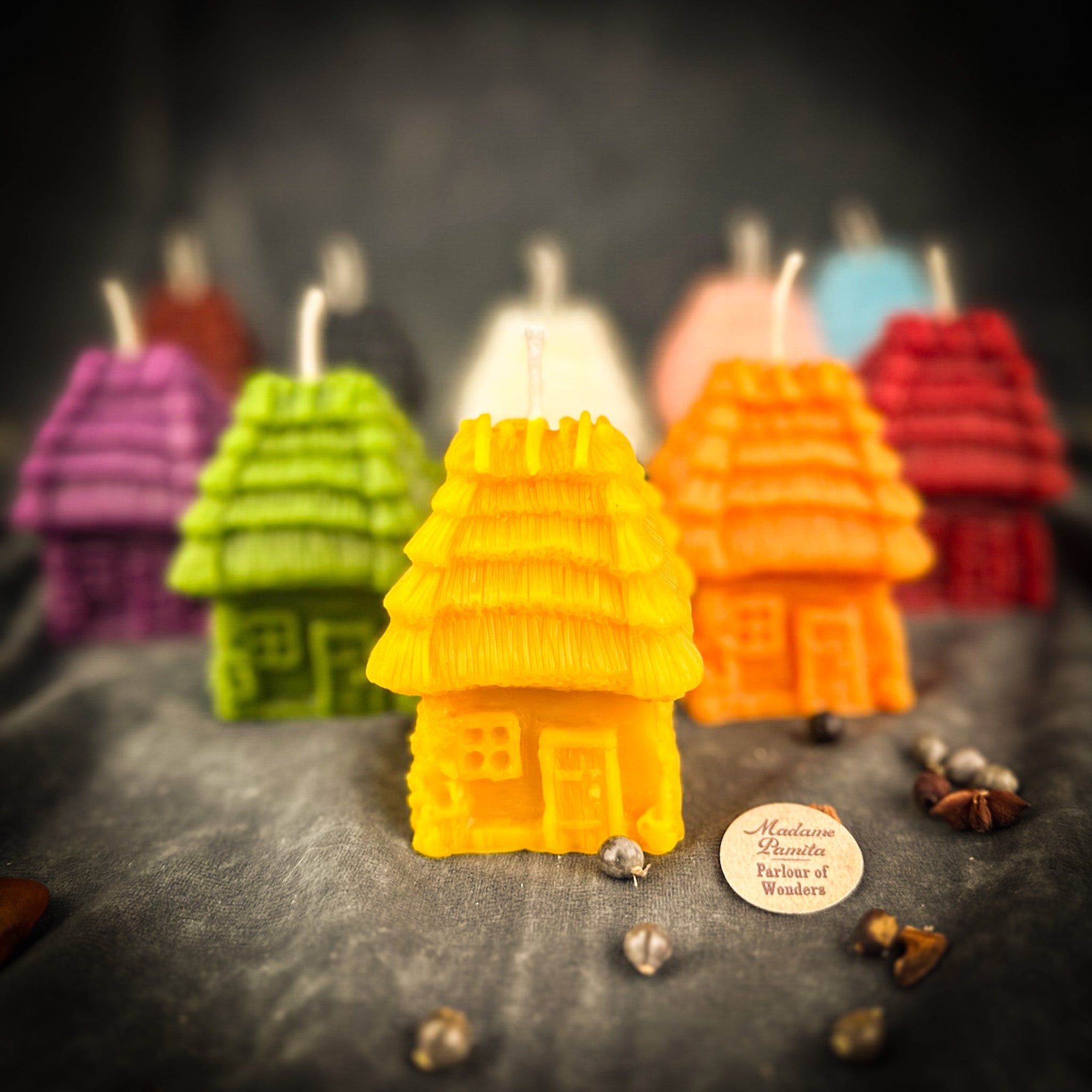 Beeswax Ukrainian Khalupa Home Protection Spell Candle