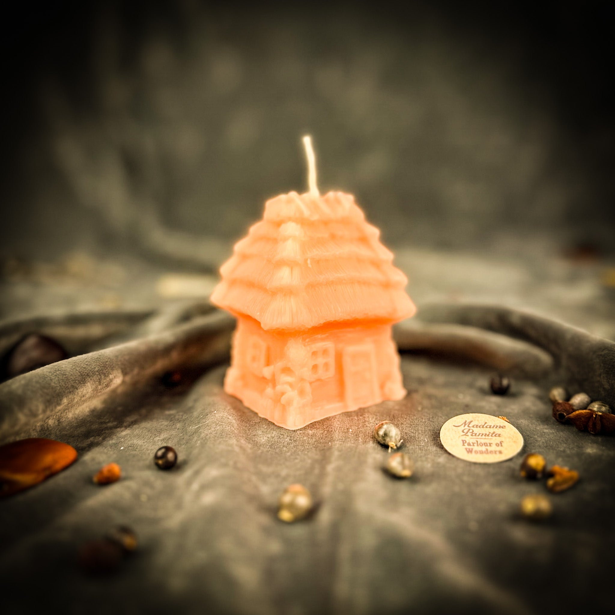 Beeswax Ukrainian Khalupa Home Protection Spell Candle
