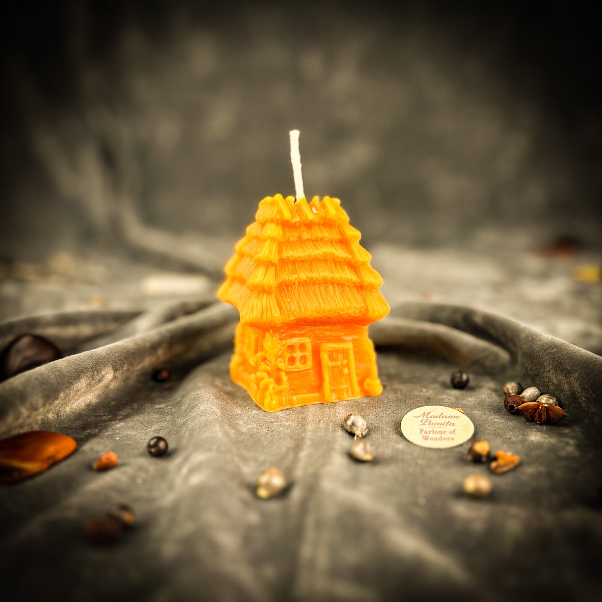 Beeswax Ukrainian Khalupa Home Protection Spell Candle