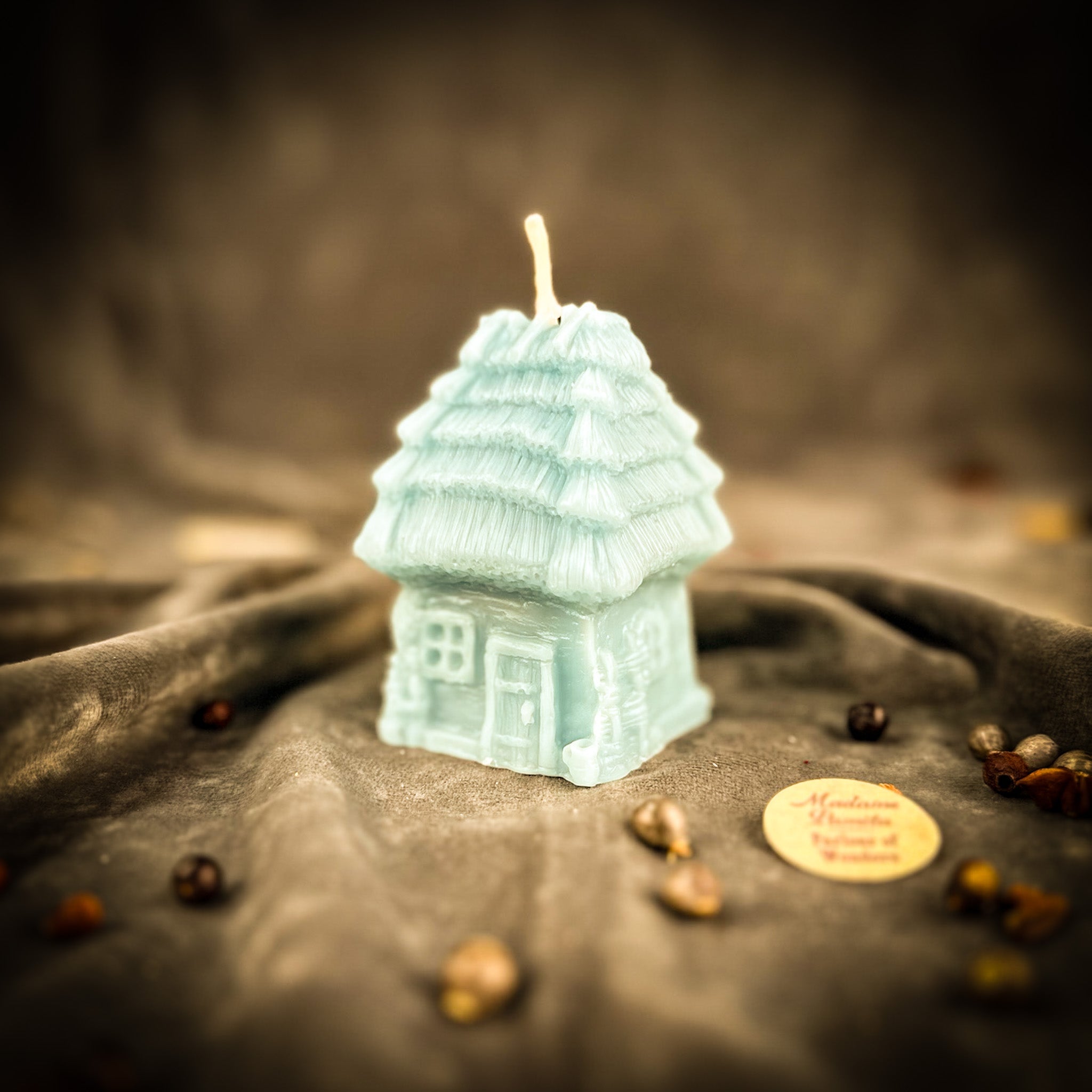Beeswax Ukrainian Khalupa Home Protection Spell Candle