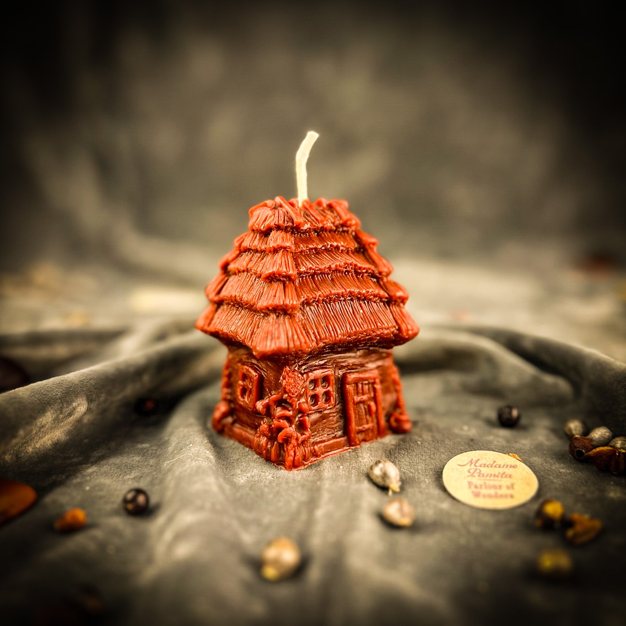 Beeswax Ukrainian Khalupa Home Protection Spell Candle