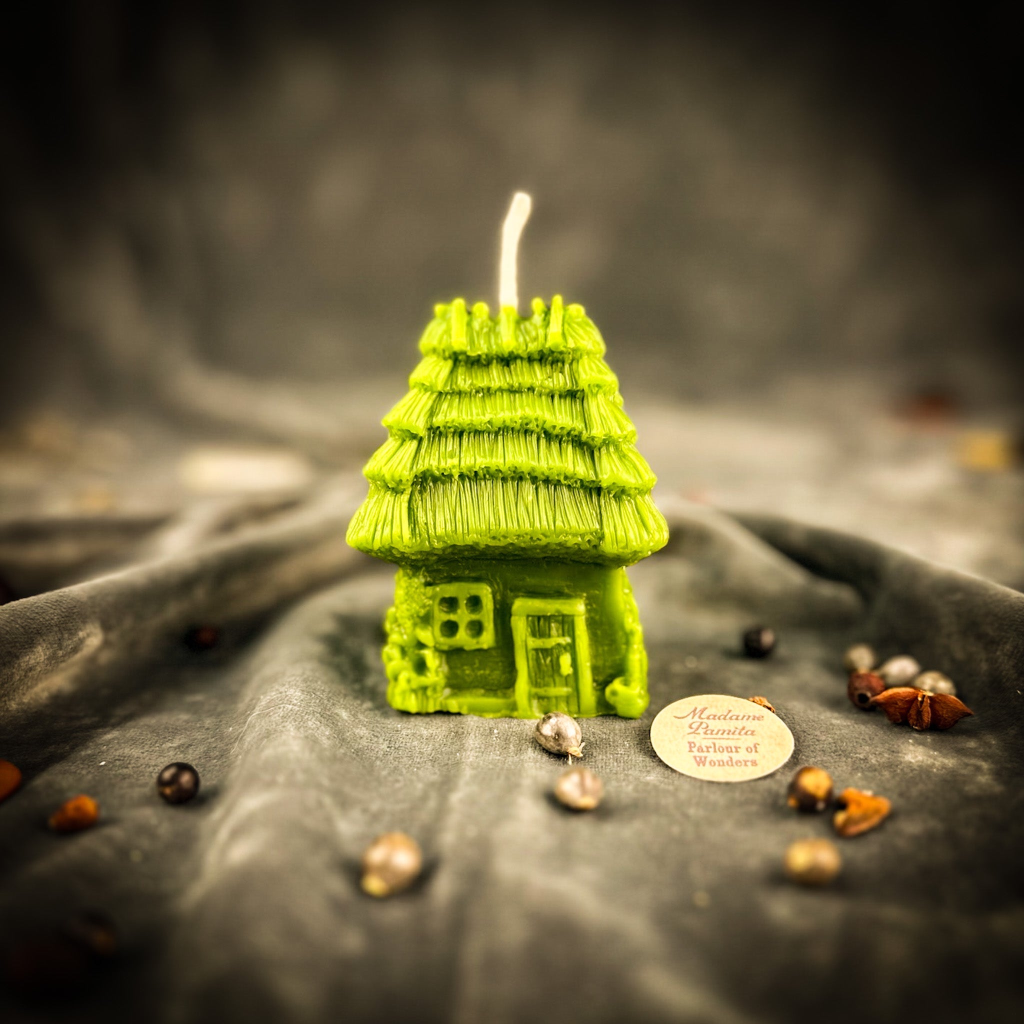 Beeswax Ukrainian Khalupa Home Protection Spell Candle