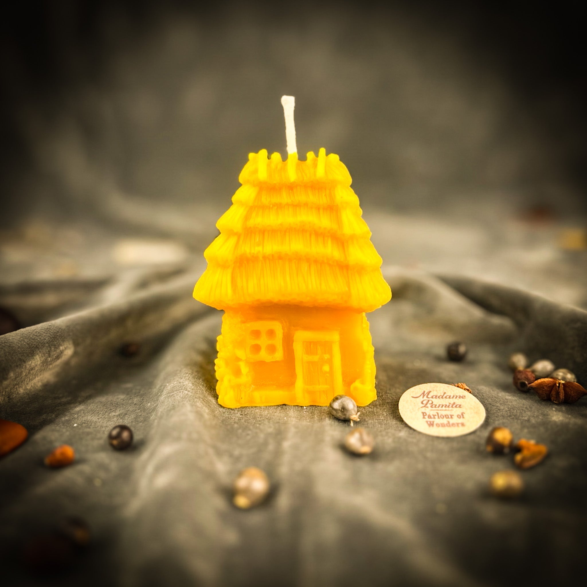 Beeswax Ukrainian Khalupa Home Protection Spell Candle