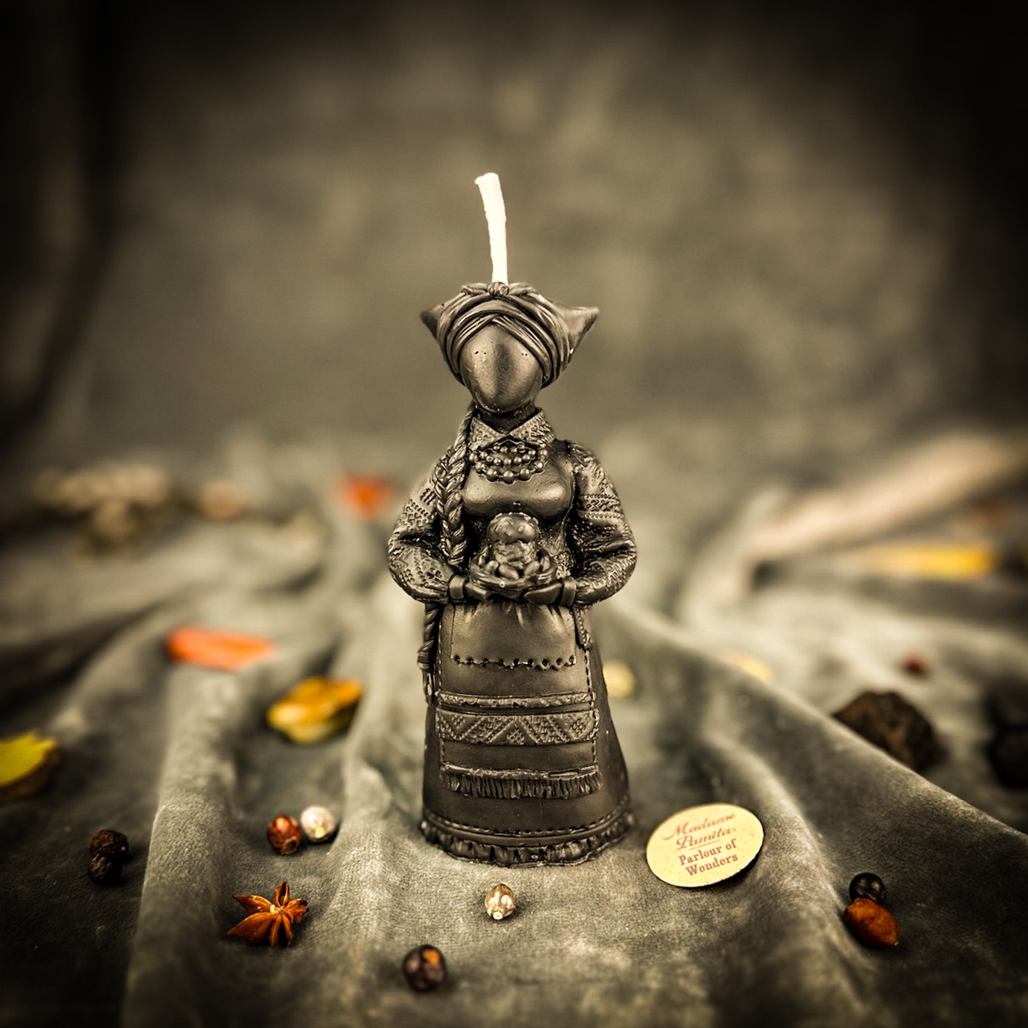 Beeswax Vidma Witch of Manifestation Spell Candle