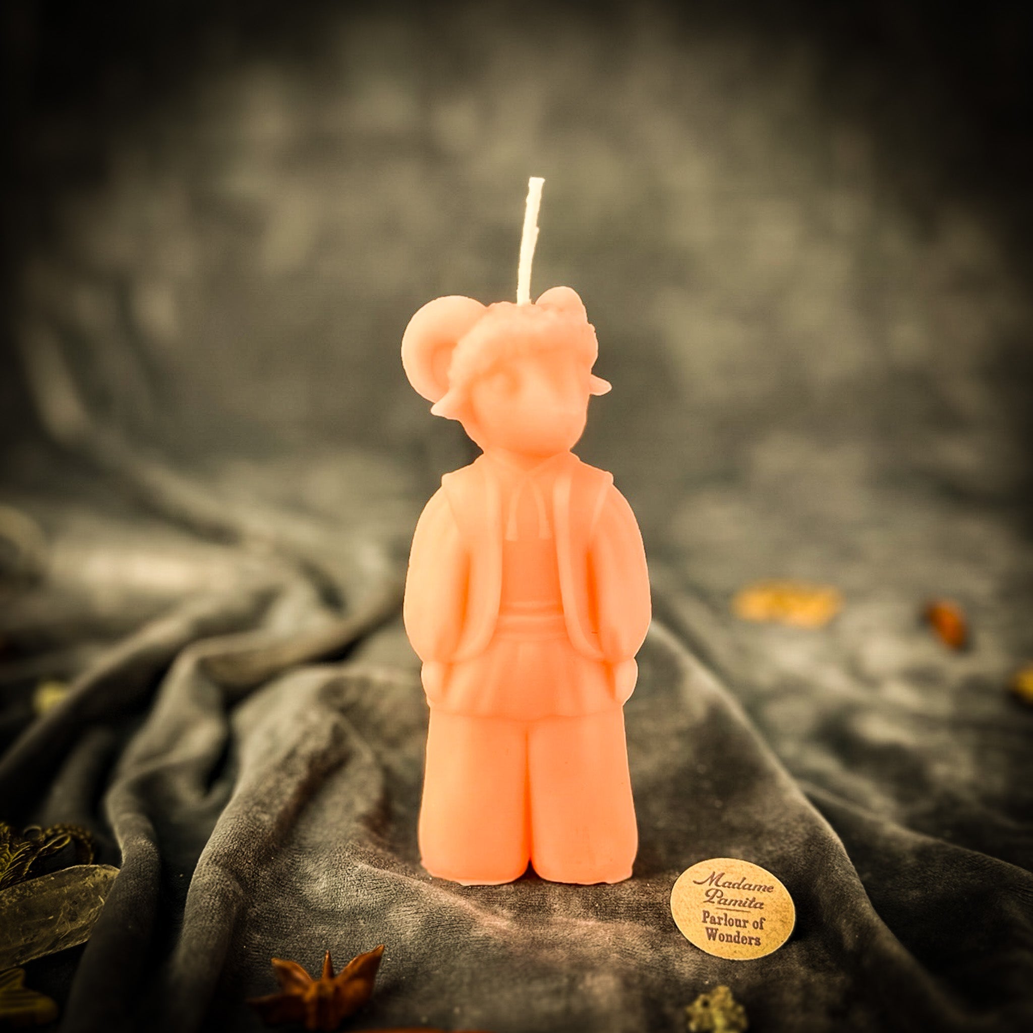 Beeswax Vodinnya Kozy Goat of Blessings Spell Candle