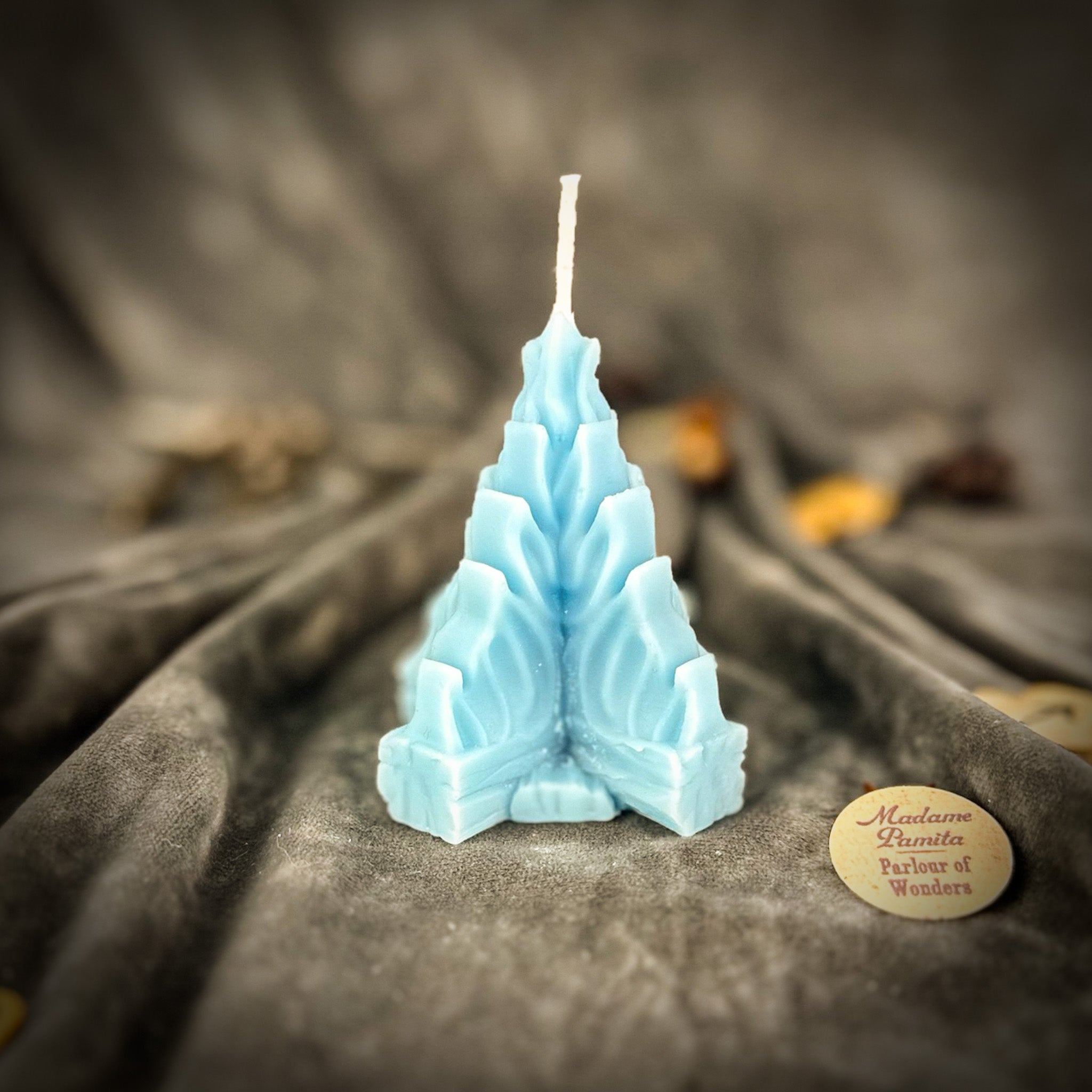 Beeswax Vohon’ Living Fire Spell Candle