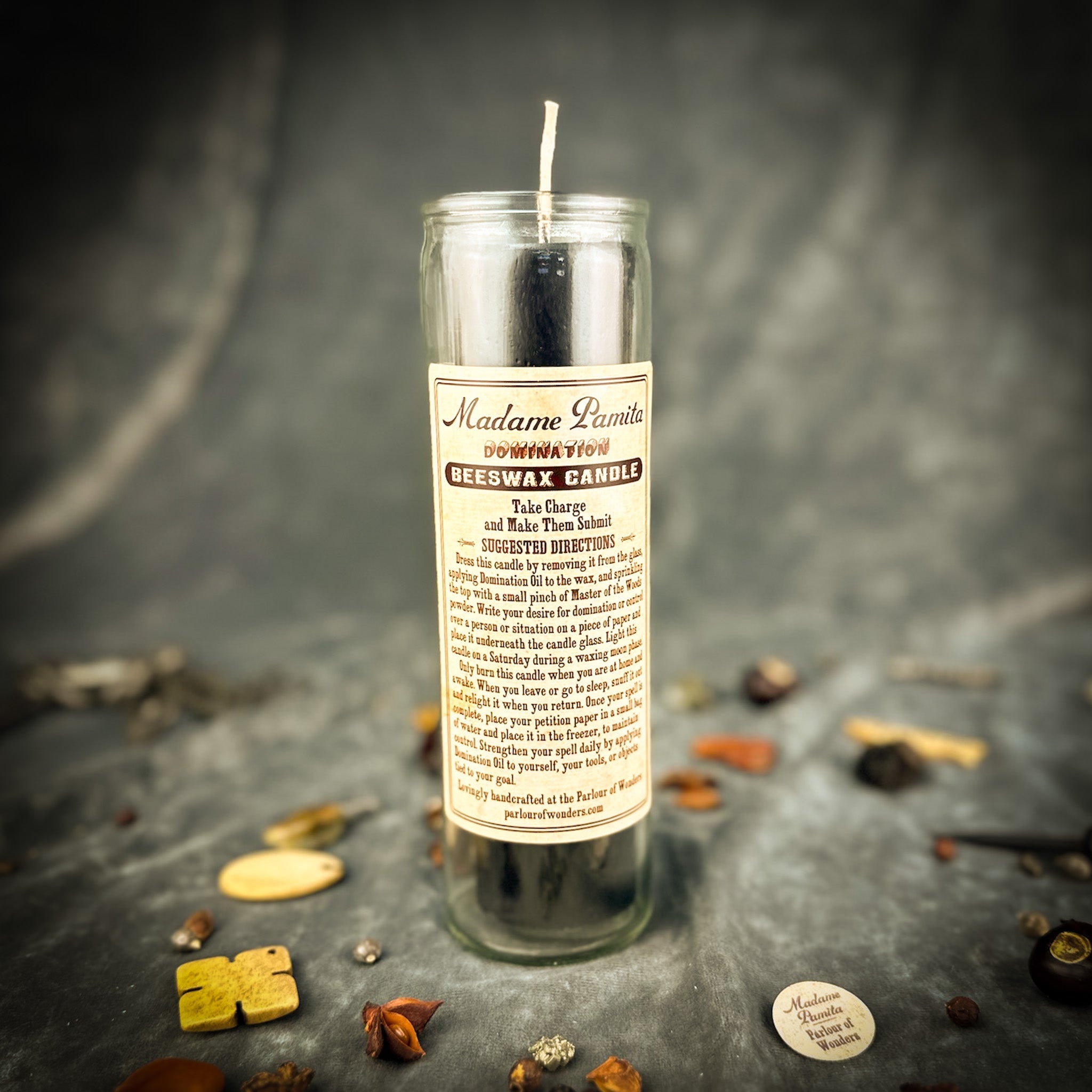 Domination Beeswax Vigil Candle by Madame Pamita - Control & Mastery