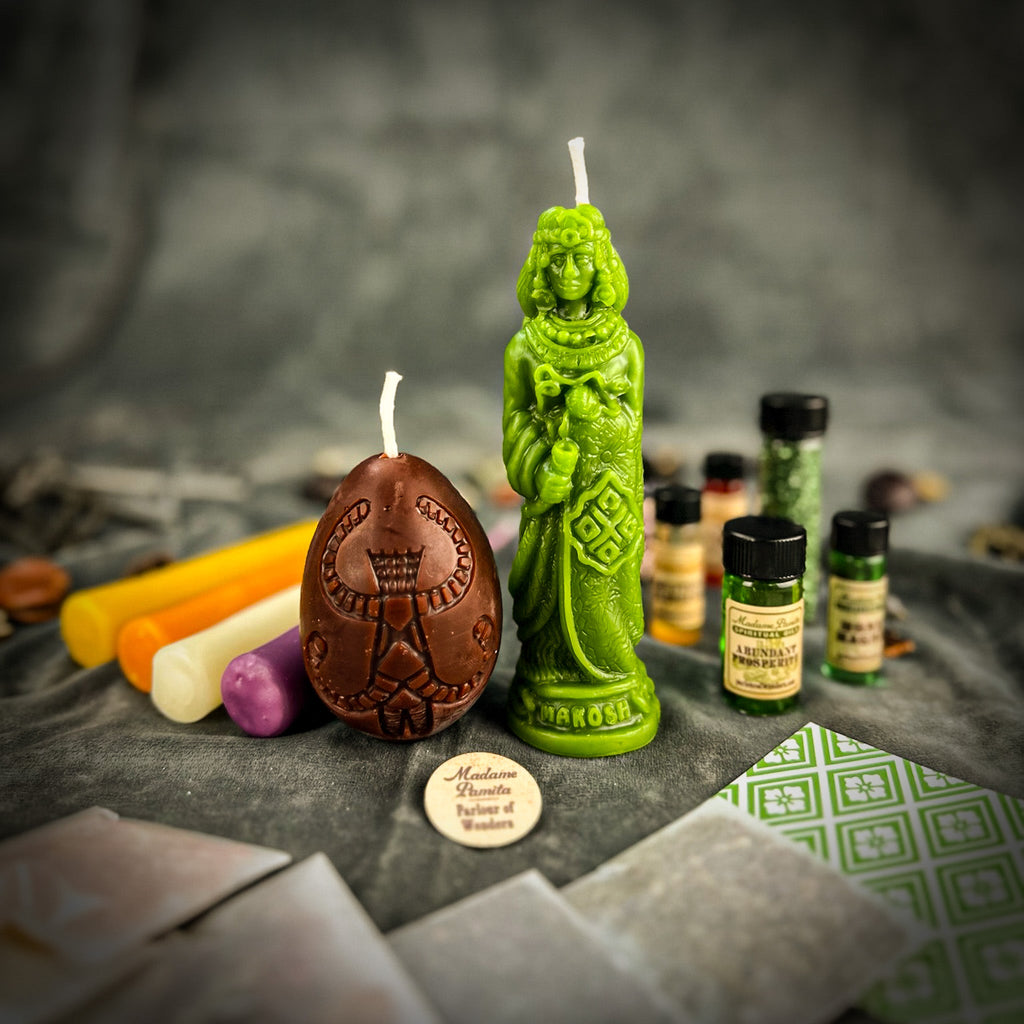 February Aquarius New Moon Striboh Wealth Candle Spell