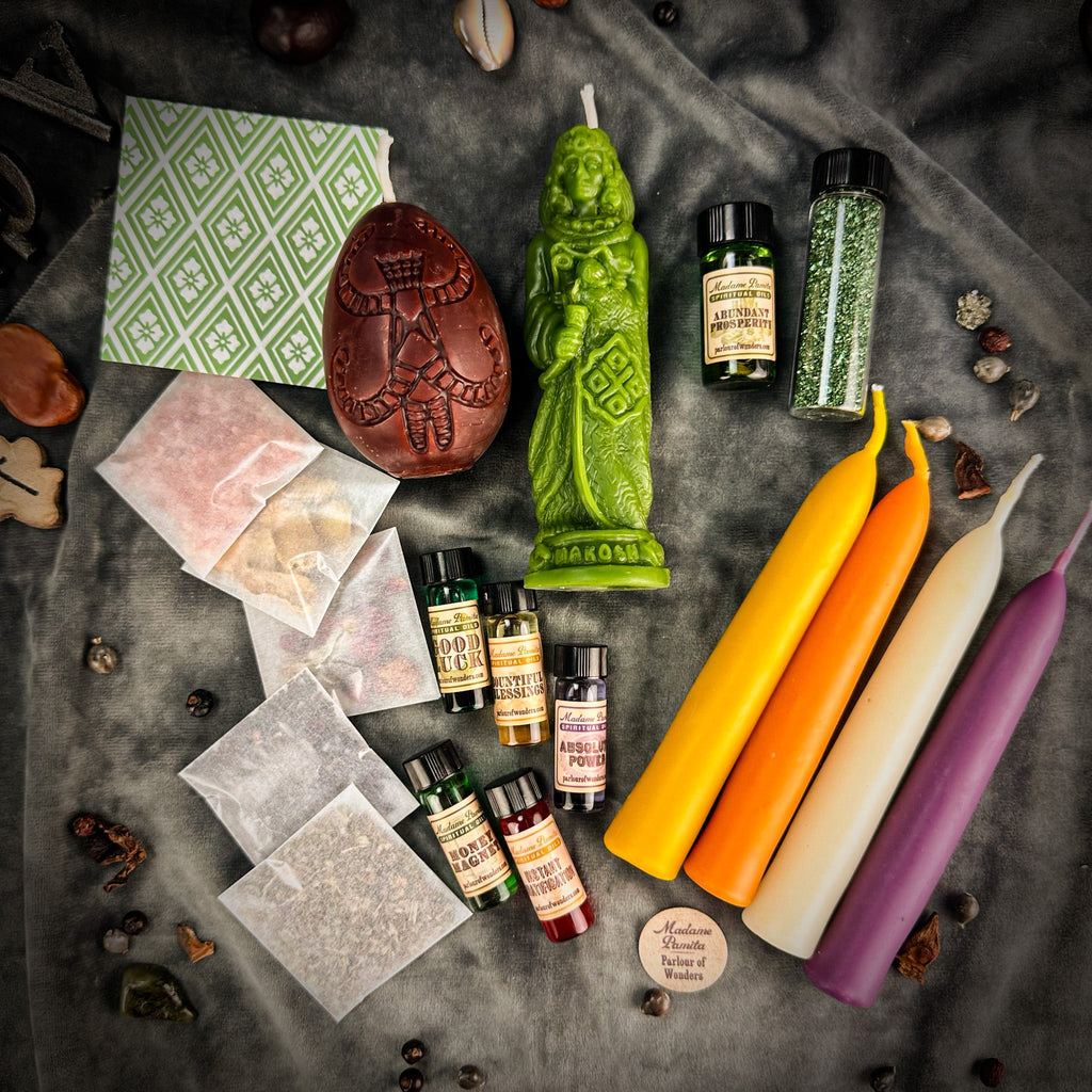 September Virgo New Moon Makosh Abundance Candle Spell