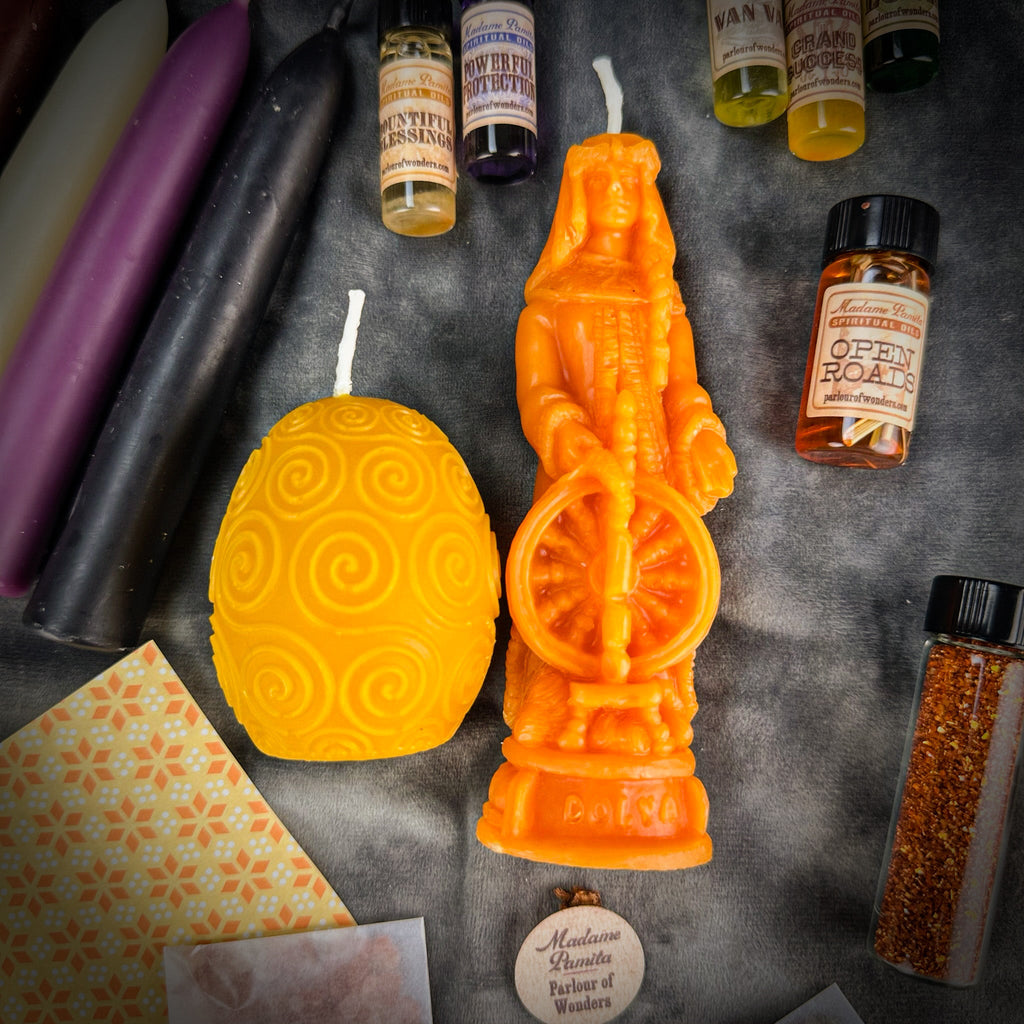 January Capricorn New Moon Dolya Good Fate Candle Spell