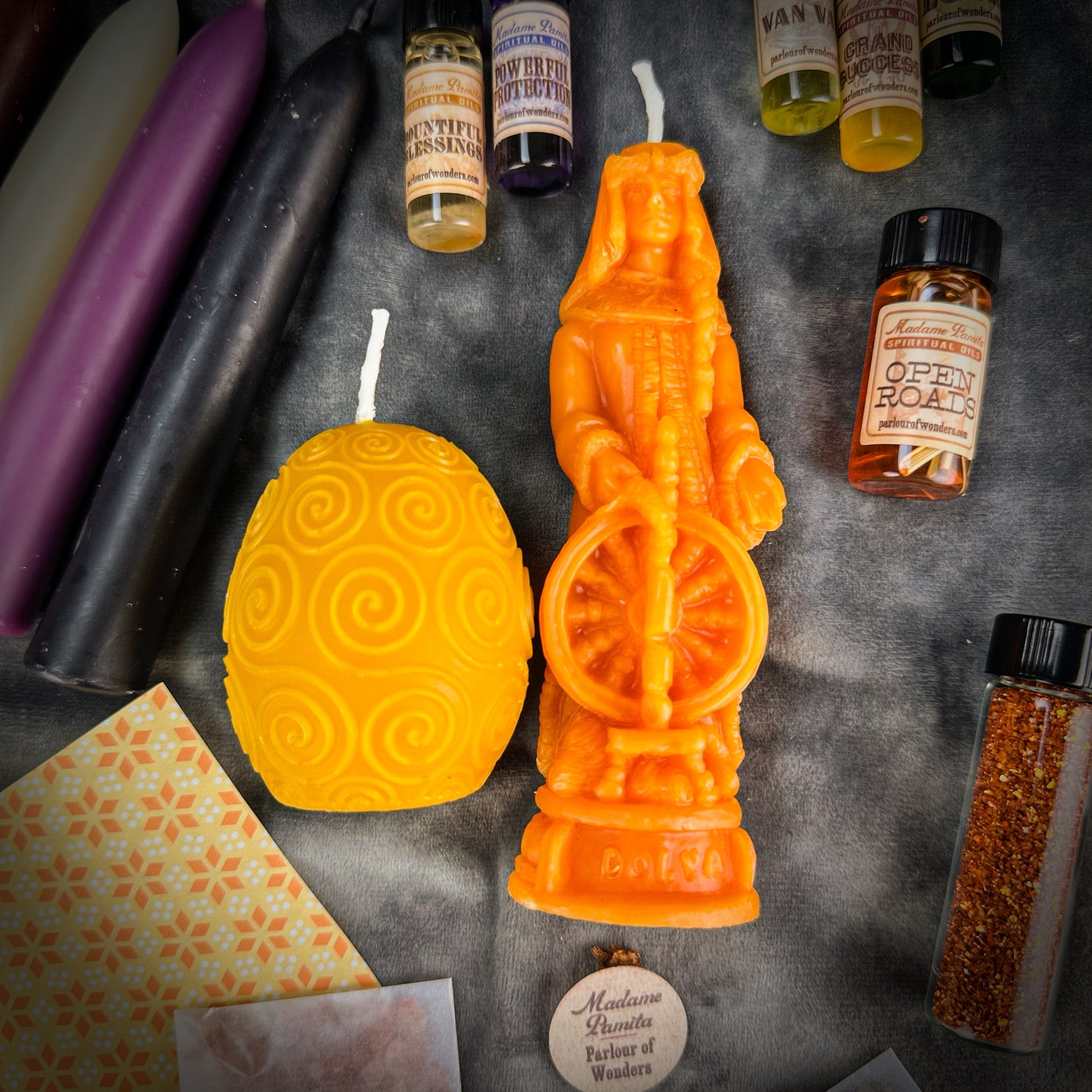 January Capricorn New Moon Dolya Good Fate Candle Spell