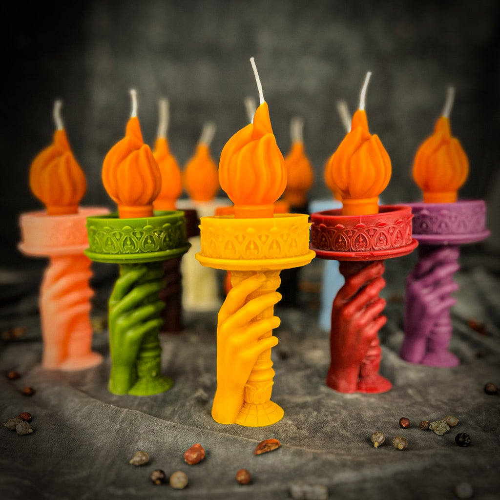 Beeswax Liberty and Justice Candle Spell Kit for the Resistance