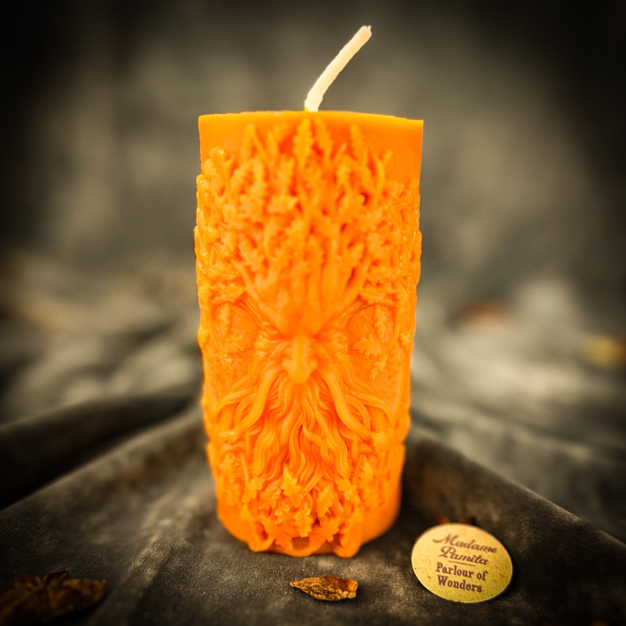 Beeswax Lisovyk Spirit of the Forest Spell Candle - Forest Guardian Magic
