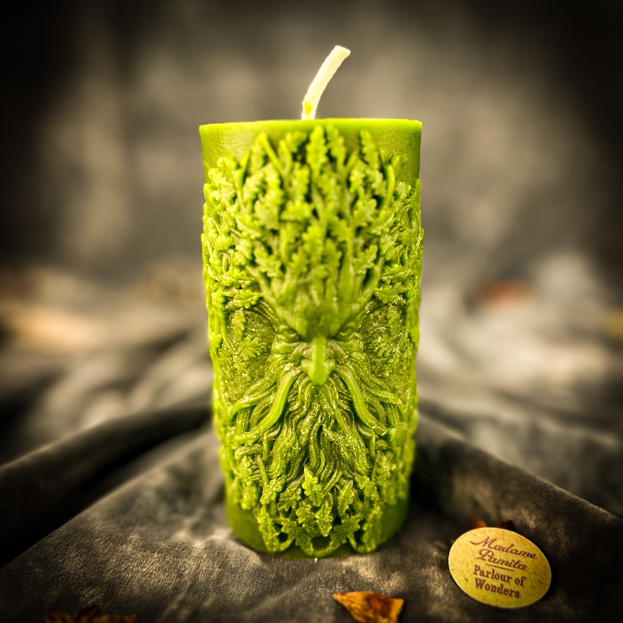 Beeswax Lisovyk Spirit of the Forest Spell Candle - Forest Guardian Magic