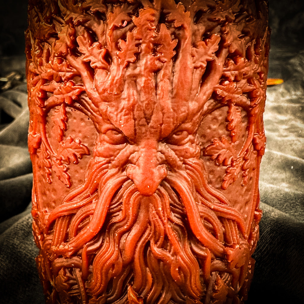Beeswax Lisovyk Spirit of the Forest Spell Candle - Forest Guardian Magic