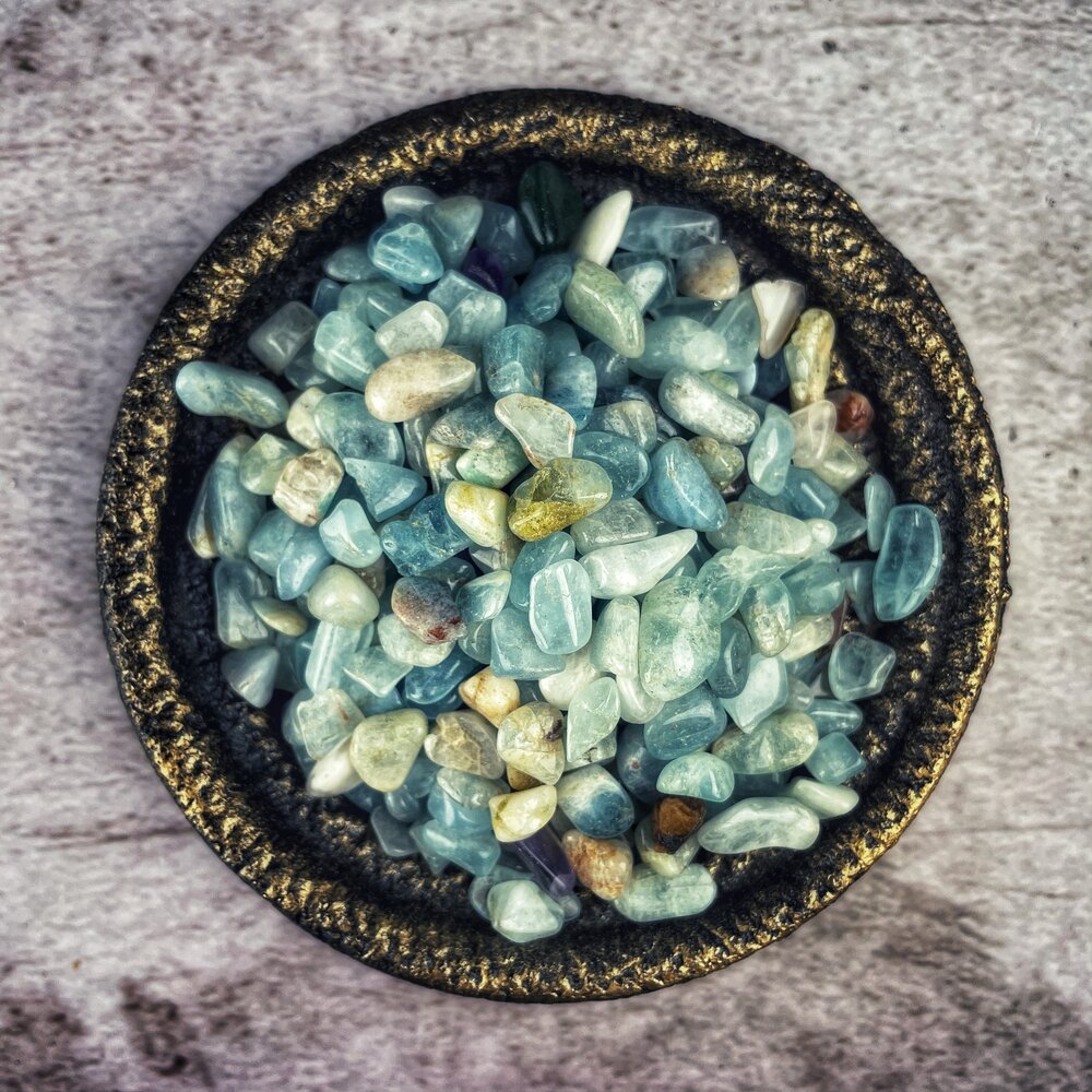 Aquamarine Gem Chips