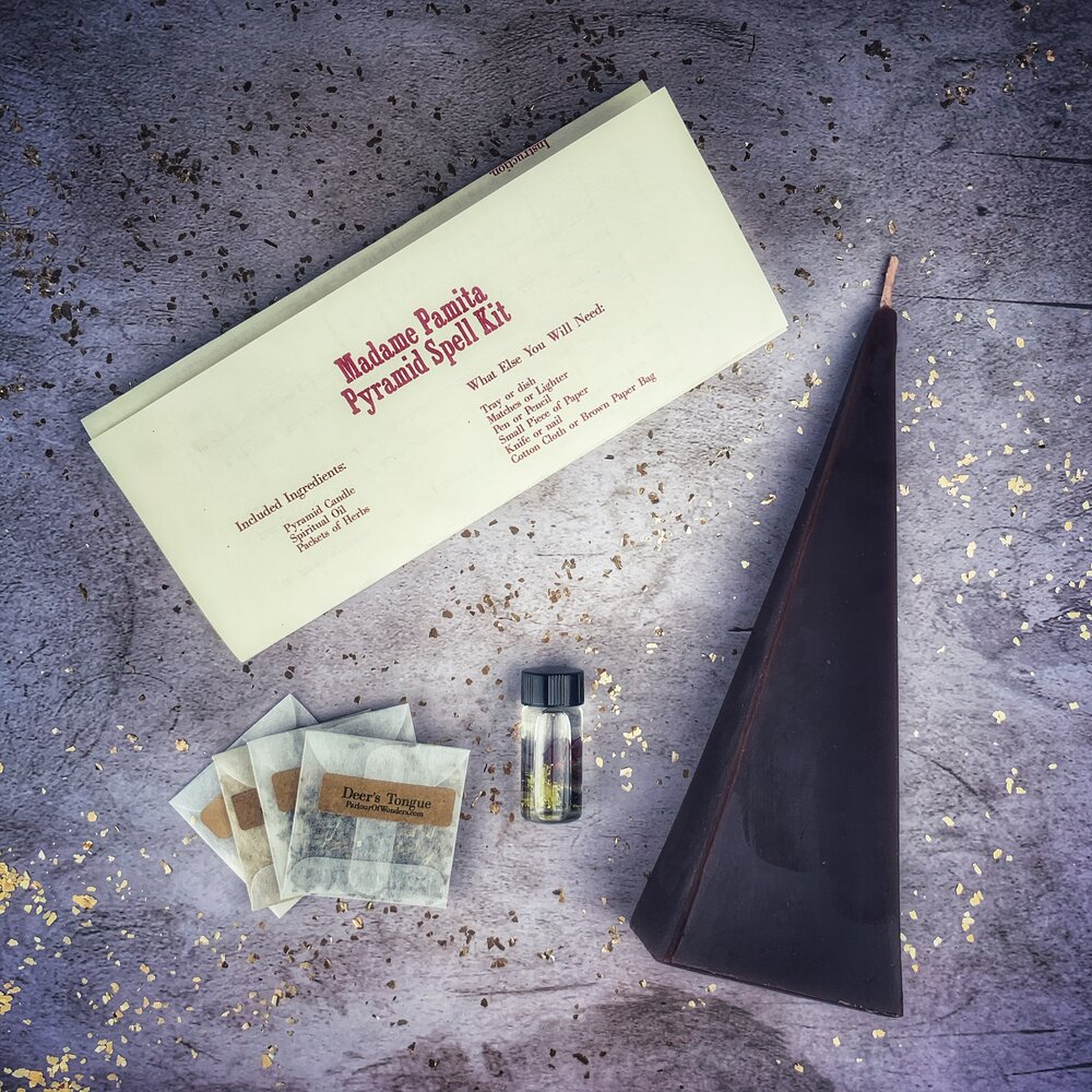 Pyramid of Power Candle Spell Kit