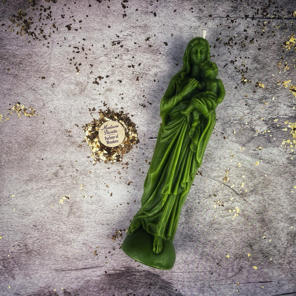 Mother Mary Candle Spell Kit - Divine Mother & Unconditional Love Magic