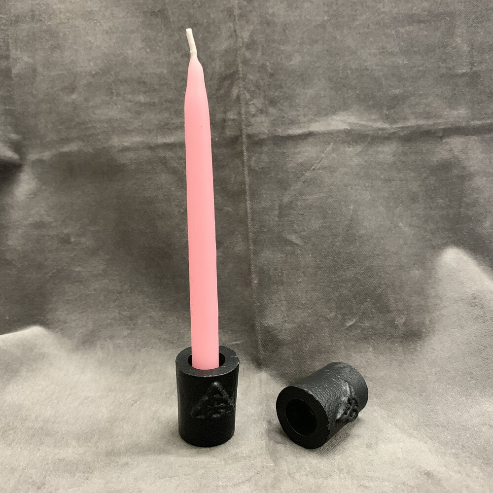Cast Iron Candle Holder - Celtic Knot
