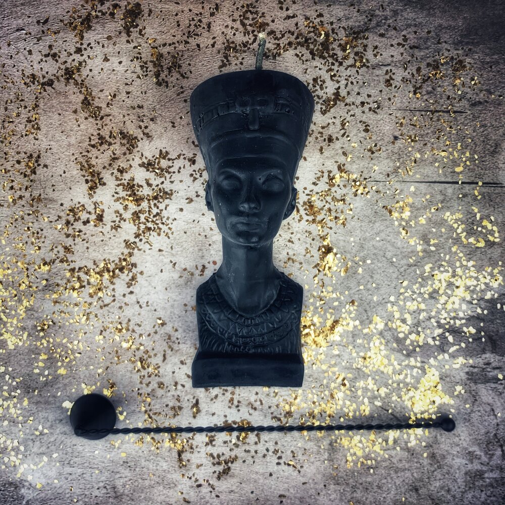Twisted Black Metal Candle Snuffer