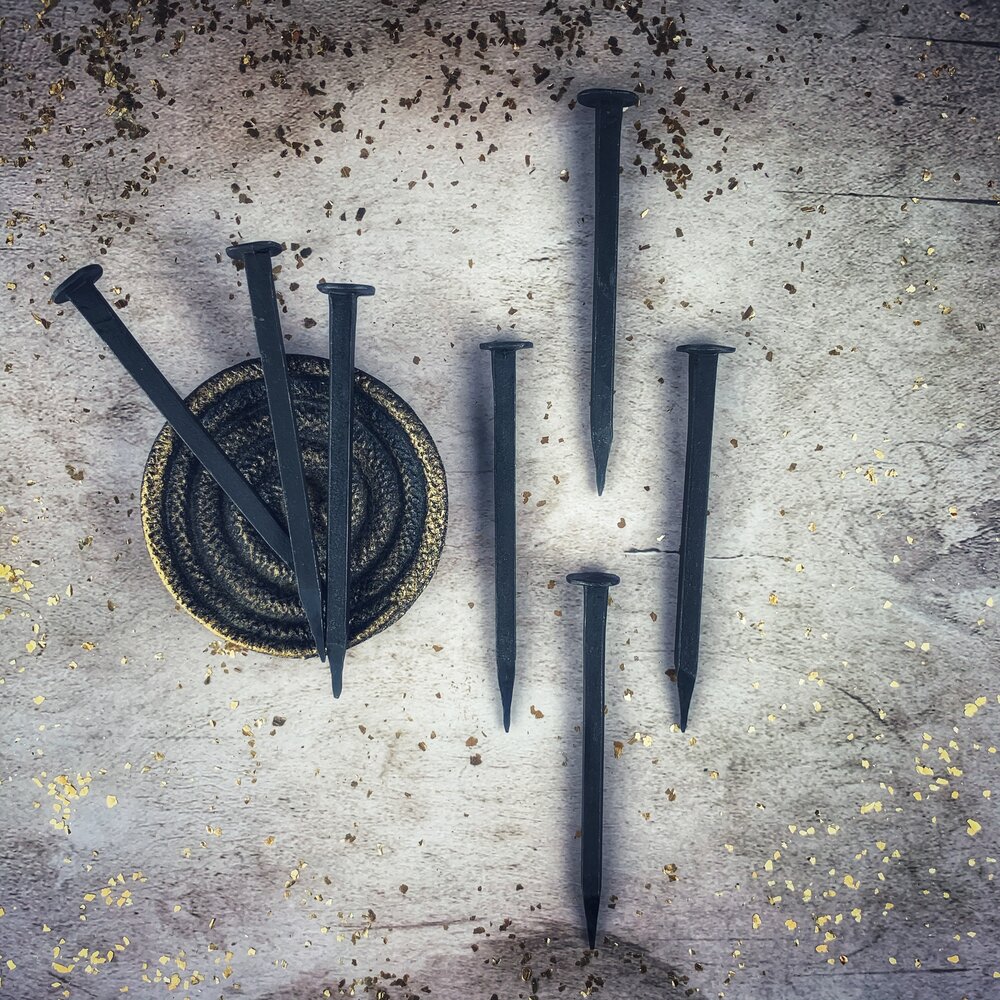 5" Forged Black Iron Nail