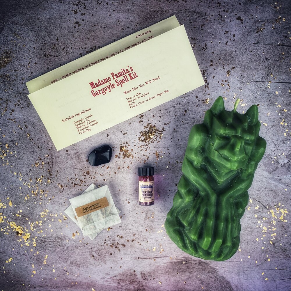 Gargoyle Protection Candle Spell Kit