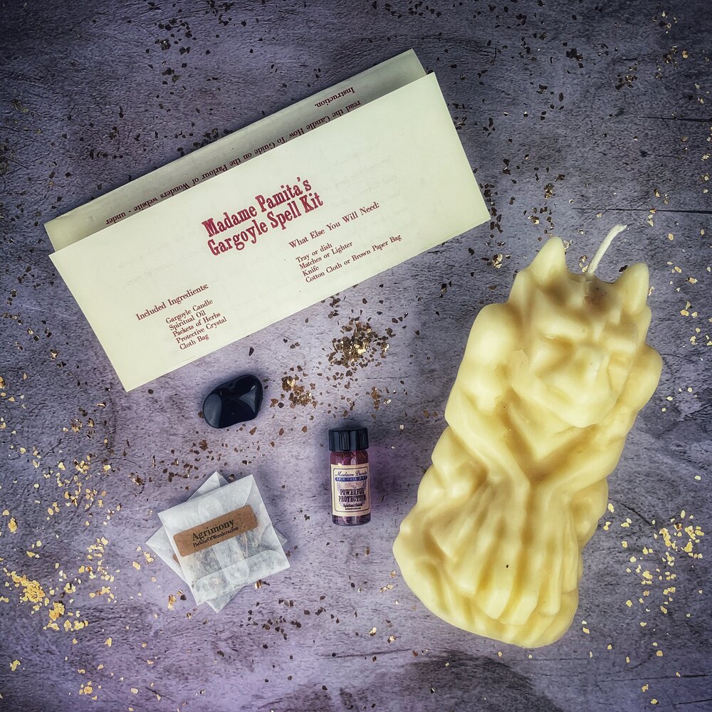 Gargoyle Protection Candle Spell Kit