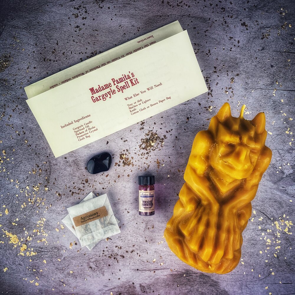 Gargoyle Protection Candle Spell Kit