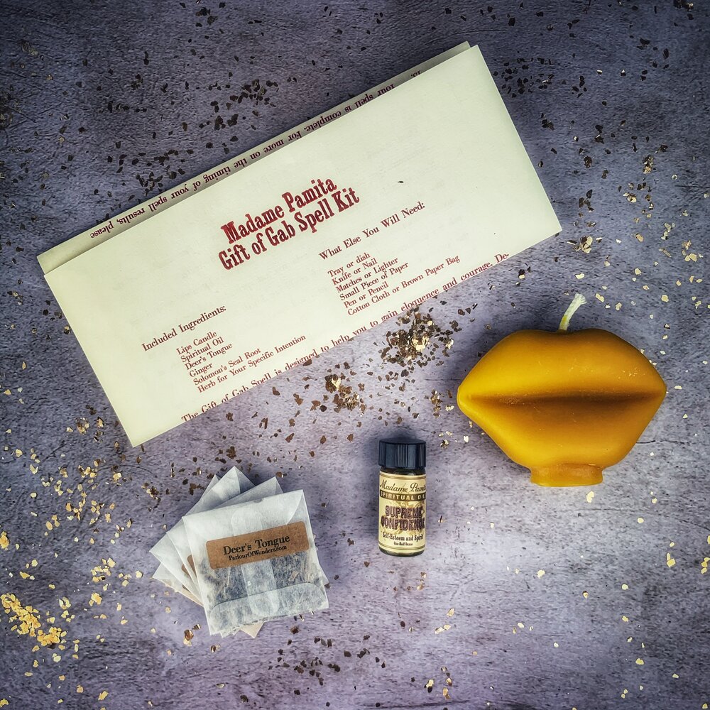 Gift of Gab Candle Spell Kit