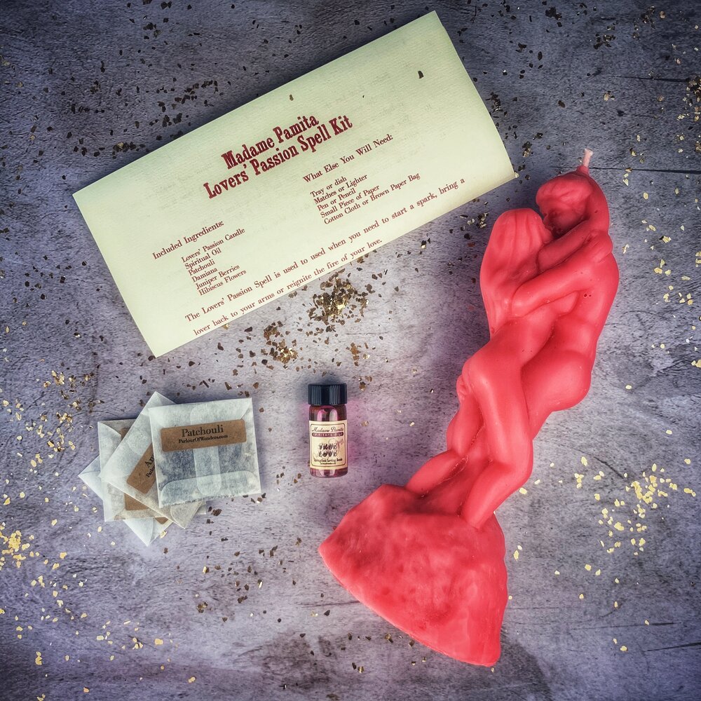 Lovers Passion Candle Spell Kit