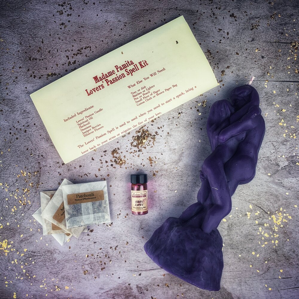 Lovers Passion Candle Spell Kit