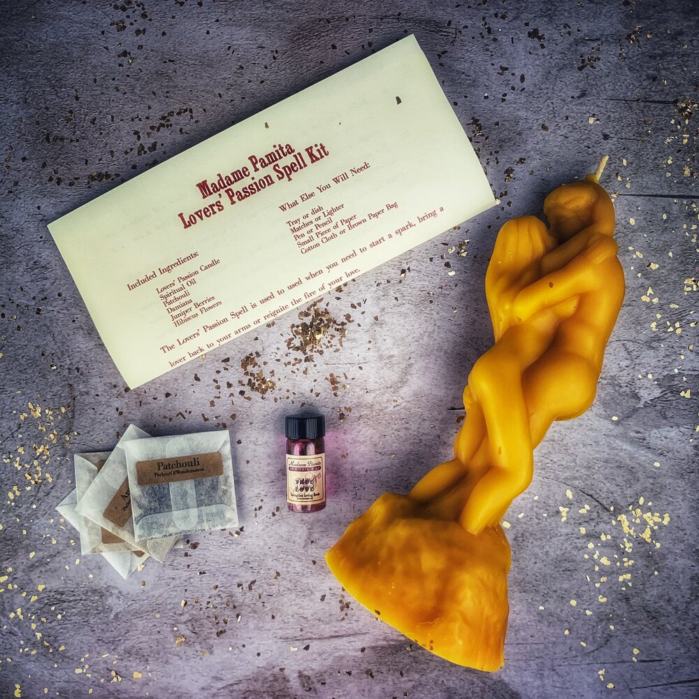 Lovers Passion Candle Spell Kit