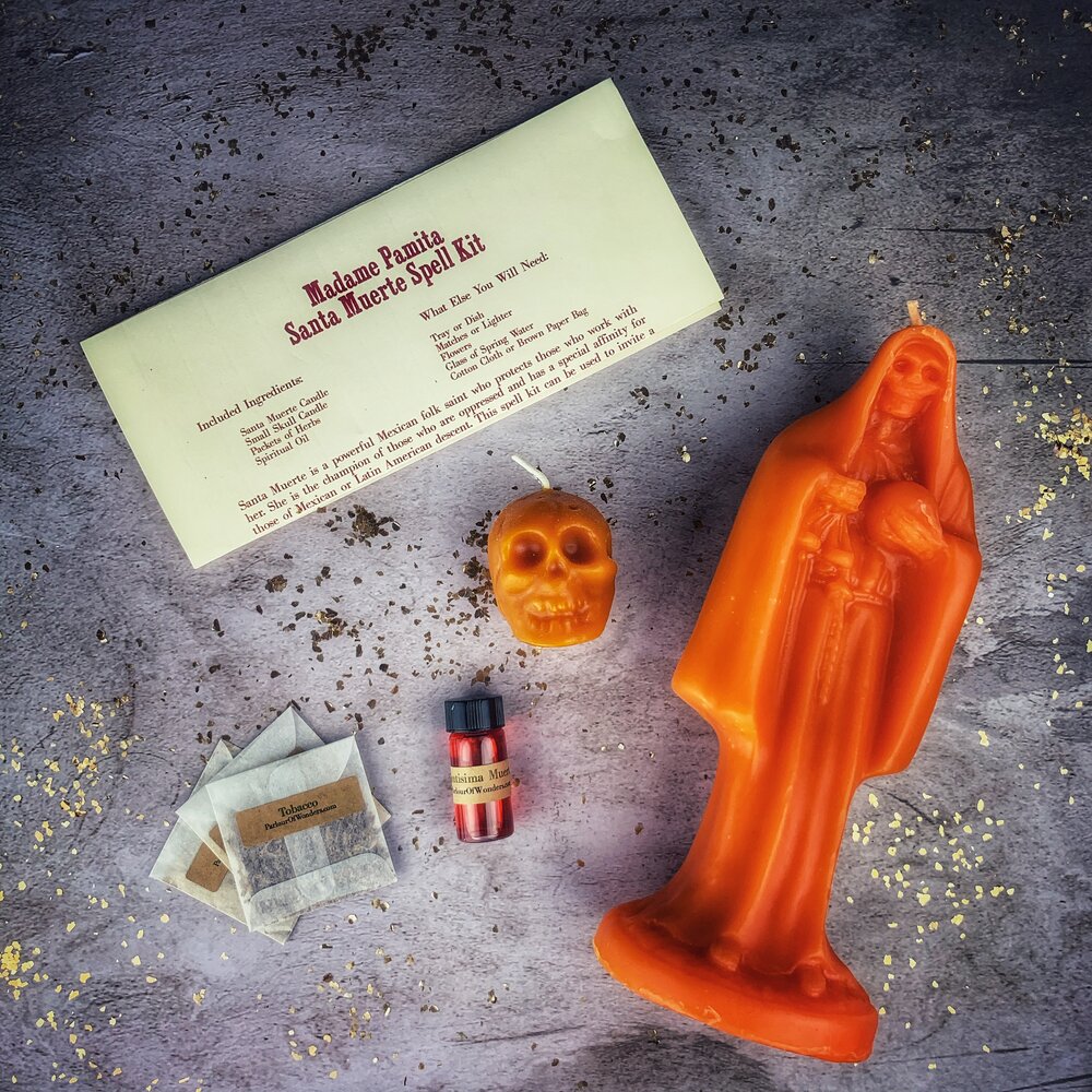 Santa Muerte Candle Spell Kit
