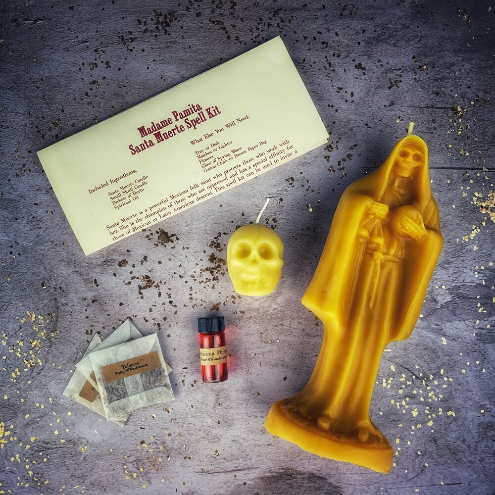 Santa Muerte Candle Spell Kit