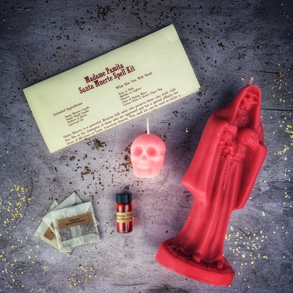 Santa Muerte Candle Spell Kit