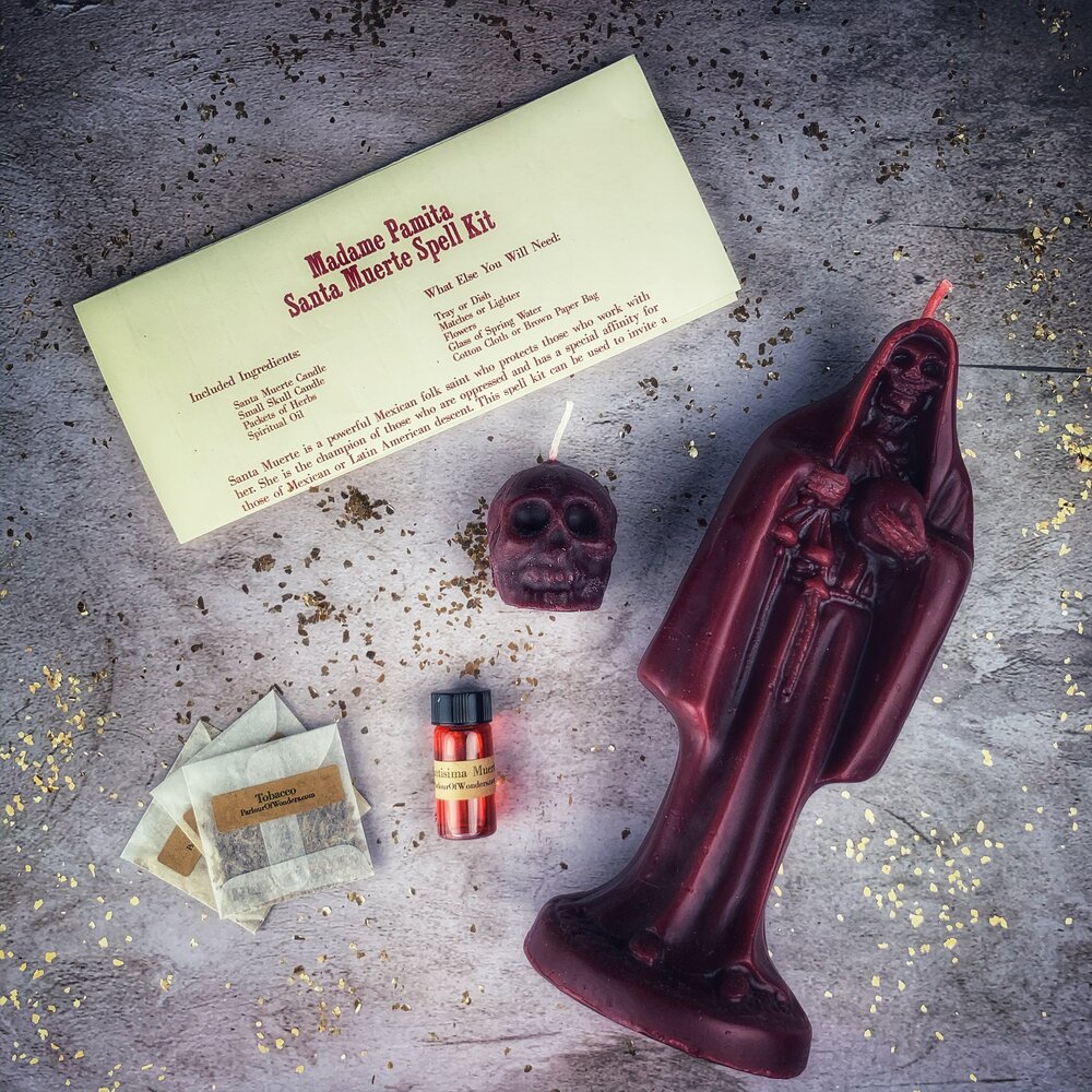 Santa Muerte Candle Spell Kit